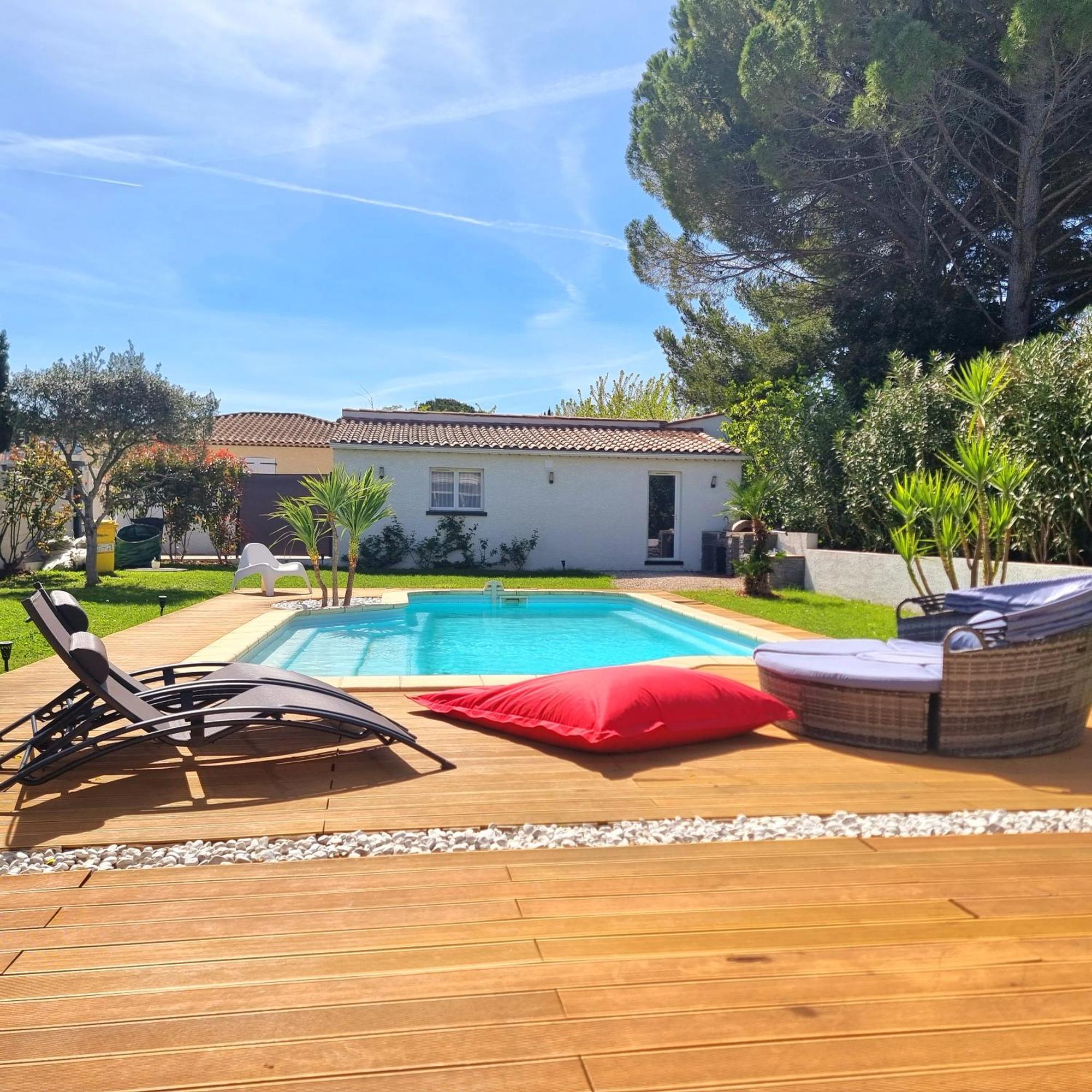 Villa Miami Piscine Soleil Marseille Aeroport Tgv Gignac-la-Nerthe